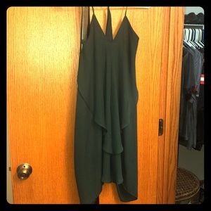 Dark green dress